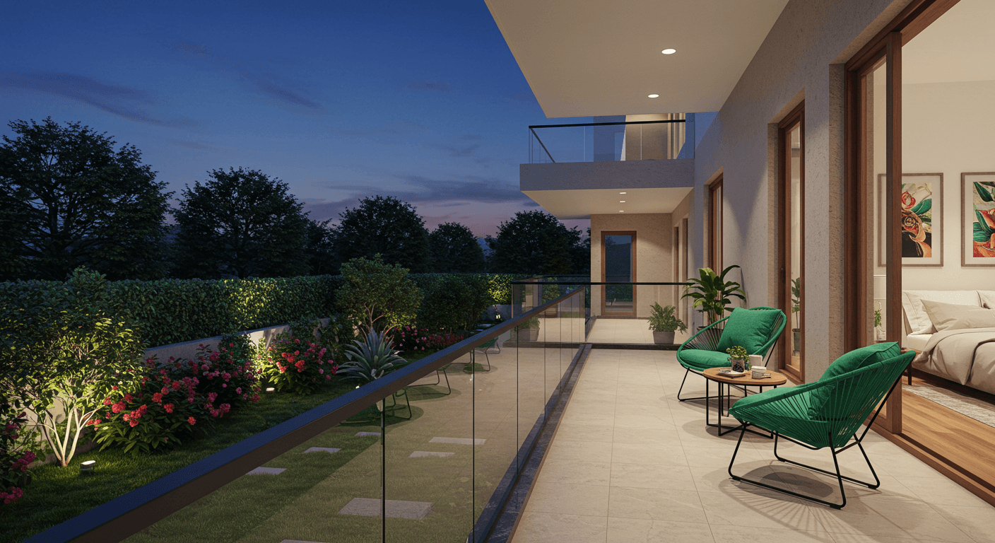 Connecting Balcony - Sit-out Space