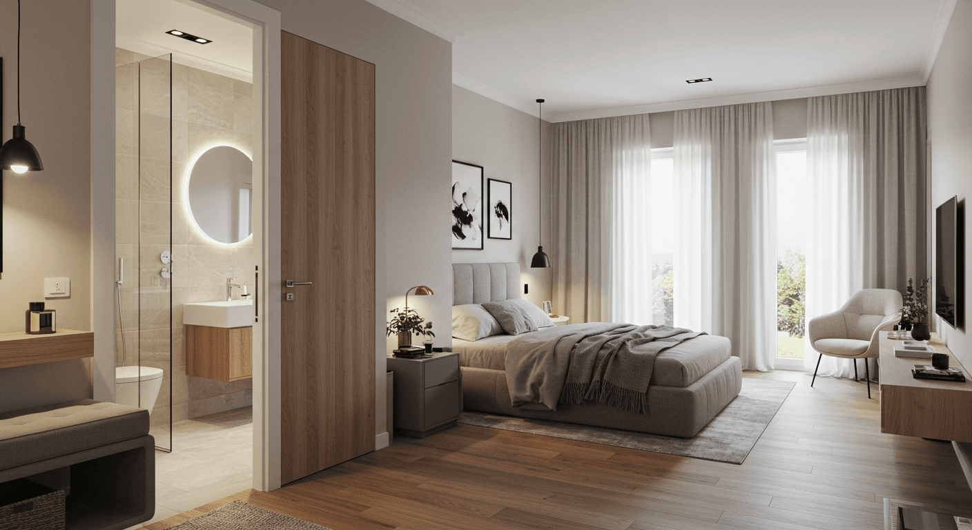 Guest Bedroom with Attached Bath